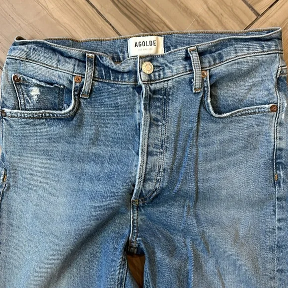 ๐ป3xHP!๐ป AGOLDE Straight leg jeans 28 - Picture 2 of 7
